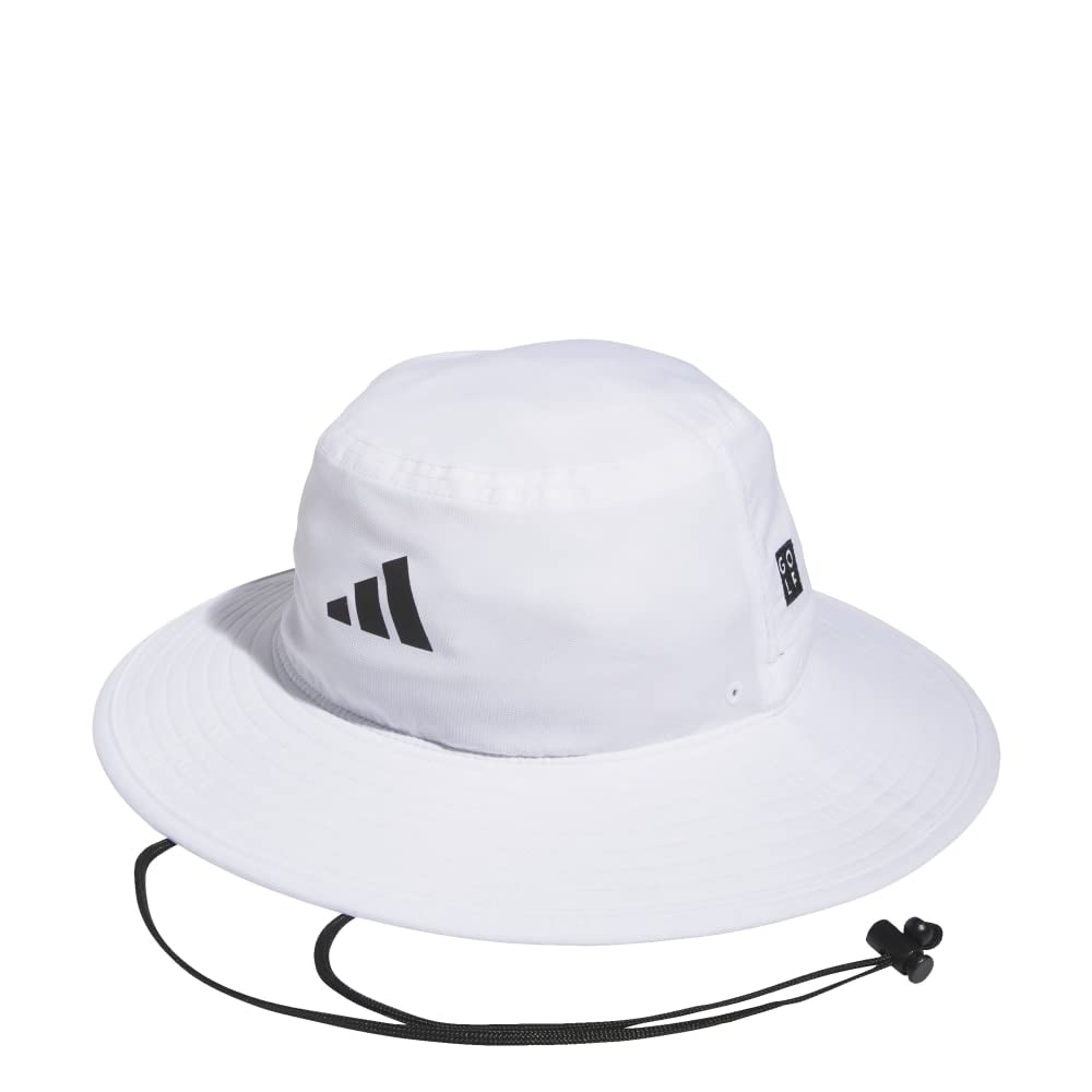 Adidas Golf Men's Wide Brim Sun Hat for Outdoor Sports EventsUV Protection Wide Brim Hat 59Fit Summer Outdoor Hats Men A