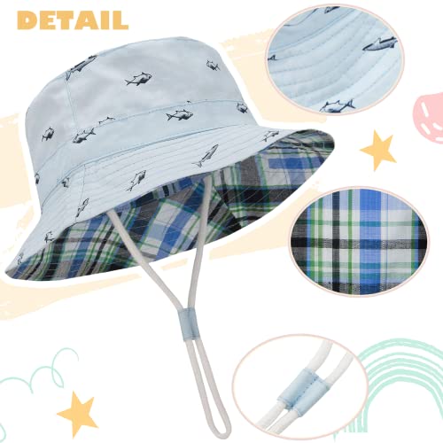 Durio UPF 50+ Cute Wide Brim Summer Sun Protection Baby Boy Bucket Hats  
Durio UPF 50+ Cute Wide Brim Summer Sun Protec