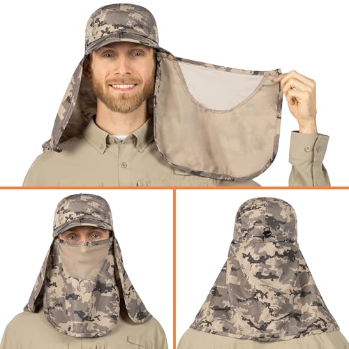 UV Protection Sun Cube Fishing Hat with Neck Flap for Men Suitable for Hiking and Running
| Sun Cube Fishing Sun Hat fo
