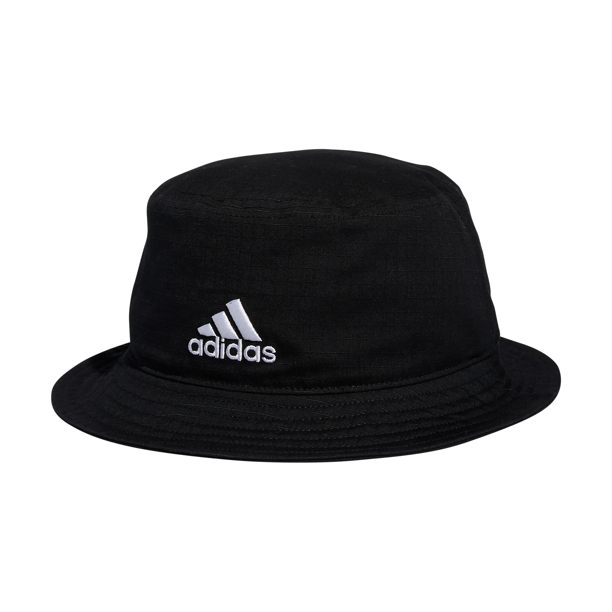 Adidas Women's Plus Size Bucket Hat Black/White One Size Versatile Summer Fashion Accessory