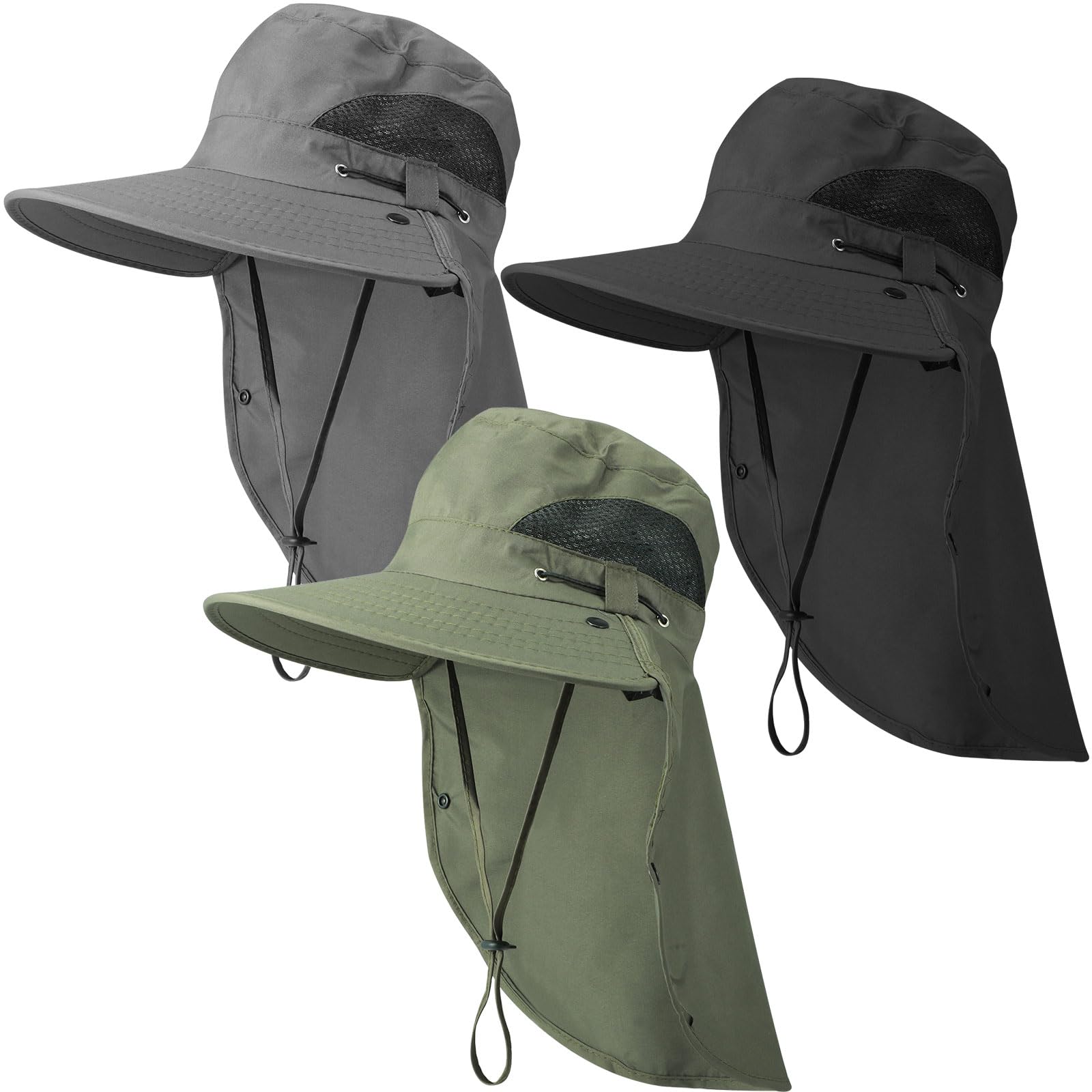 Cuffbow UV Protection Wide Brim Bucket Hat for Men and Women Fishing and Hiking UV Protection UPF 50+  
Cuffbow Breathab