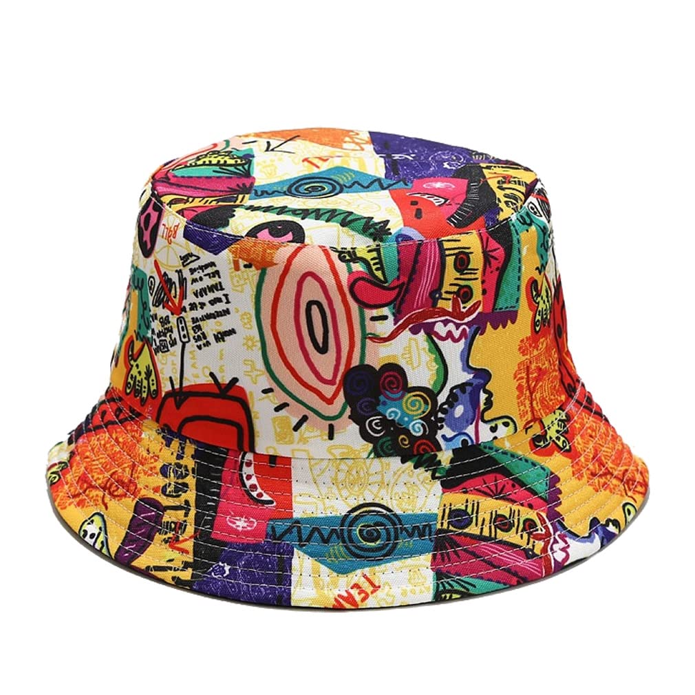 Quanhaigou Packable Reversible Printed Sun Hats for Men Women Travel Hiking
| Quanhaigou Fisherman Style Summer Bucket